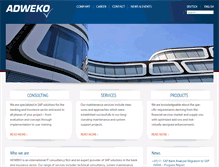 Tablet Screenshot of adweko.com